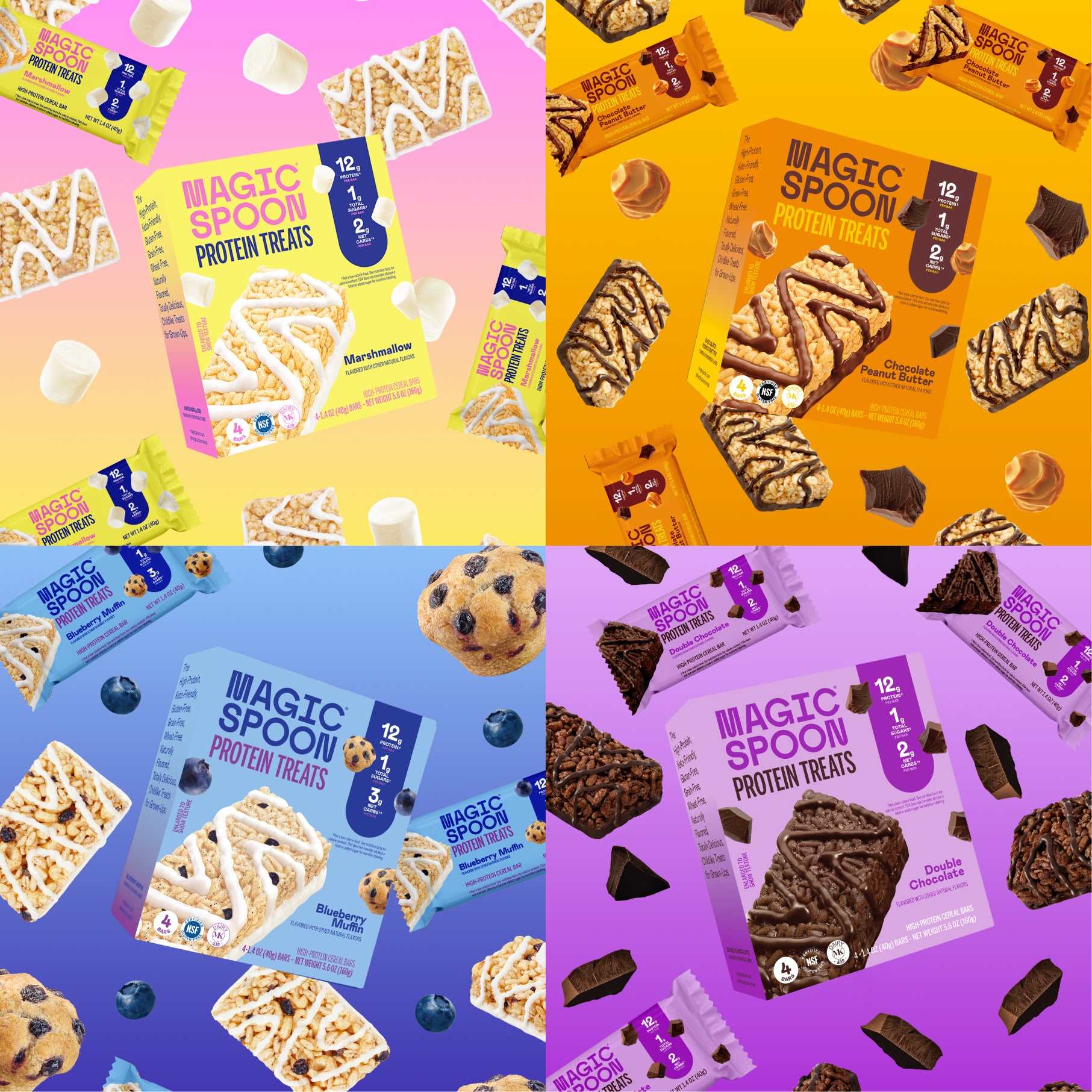 Variety 4 - 16 Cereal Treats (4 Boxes) - View 6