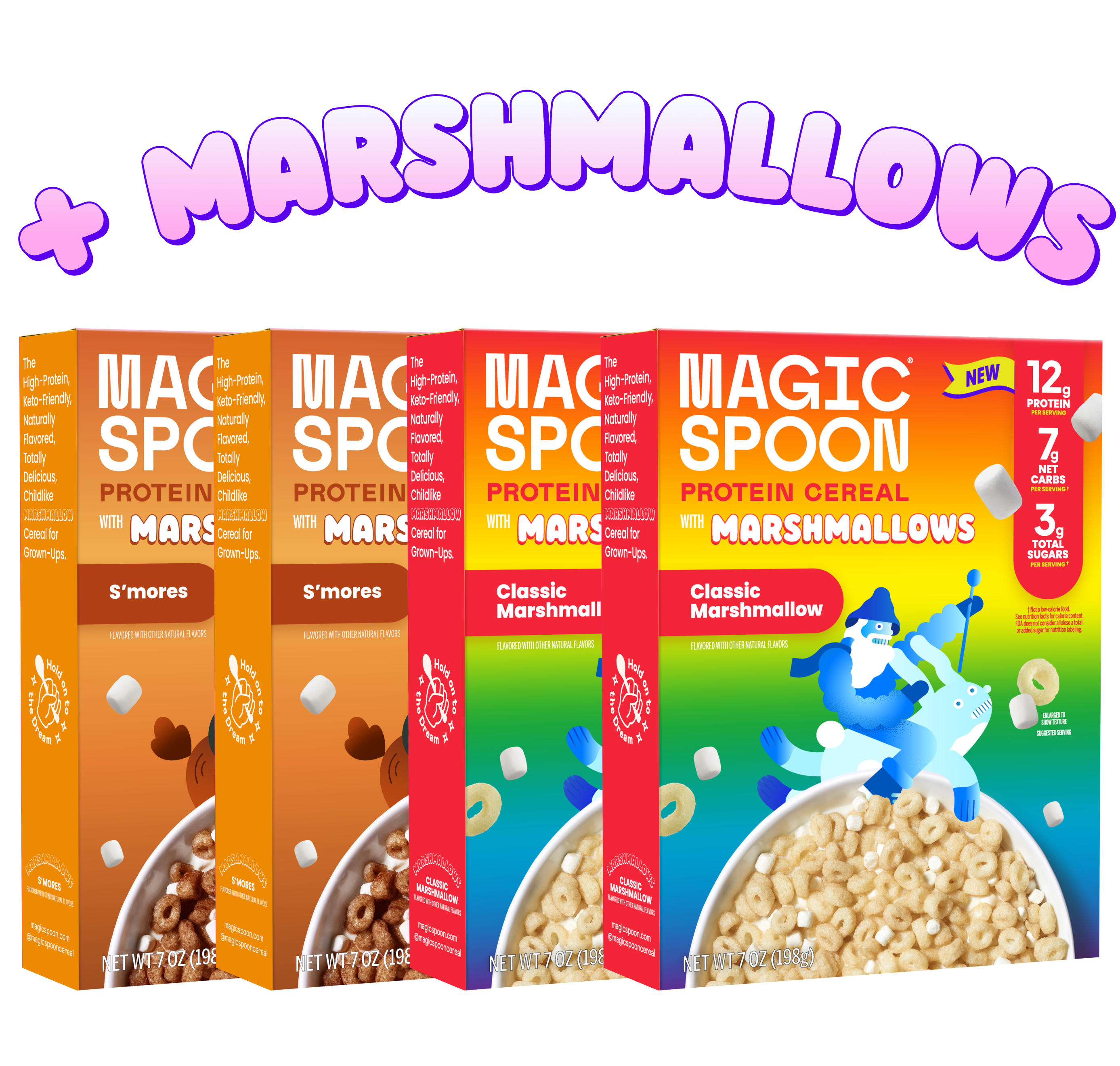 Classic Marshmallow & S'mores - Protein Cereal with Marshmallows