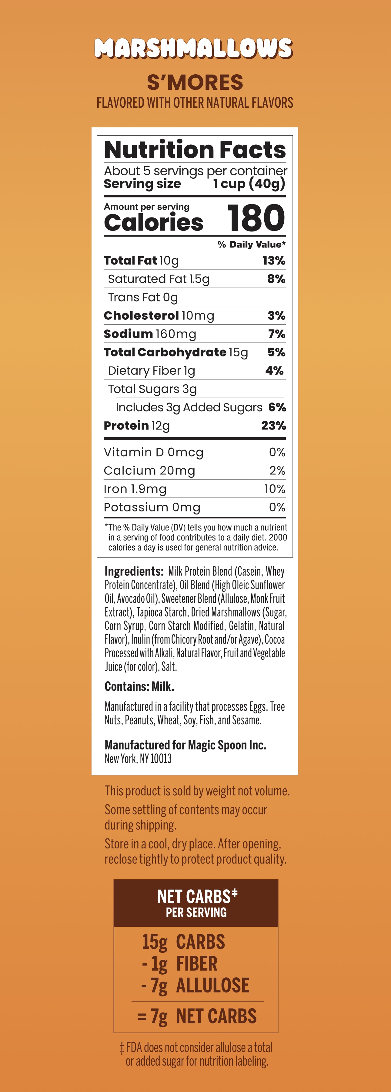 S'mores - Protein Cereal with Marshmallows - View 4