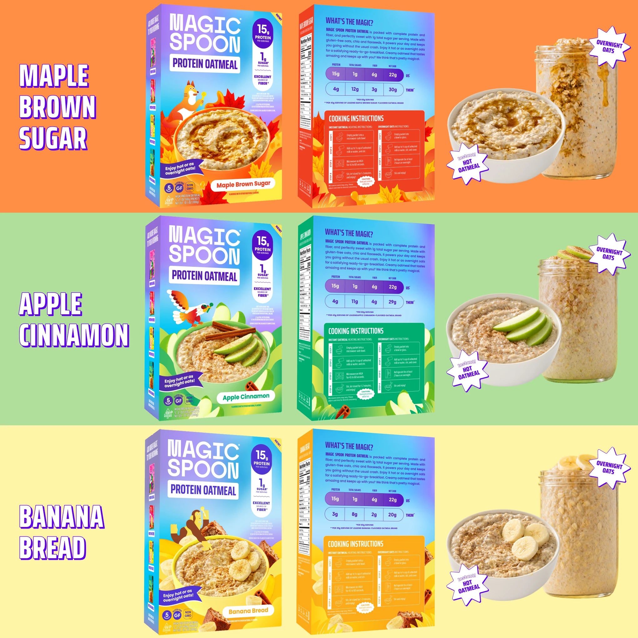 Oatmeal Variety 6 - 1 case (6 boxes) - View 4